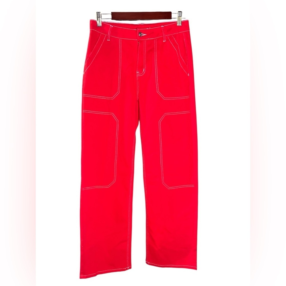 Dokotoo Red cargo pants 8
